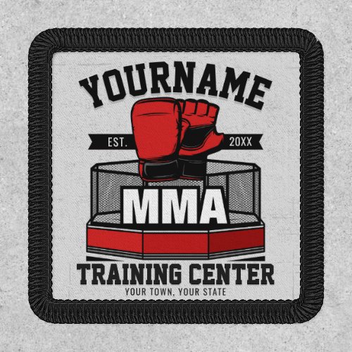 Mixed Martial Arts ADD NAME MMA Fight Training Patch