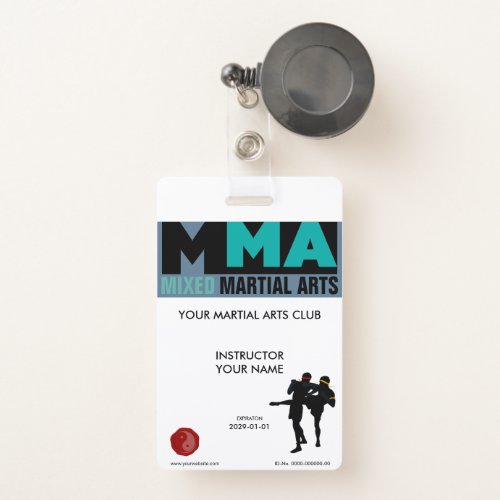 Mixed Martial Arts Badge