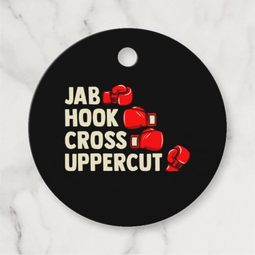 Mixed Martial Arts Combat _ Jab Hook Cross Uppercu Favor Tags