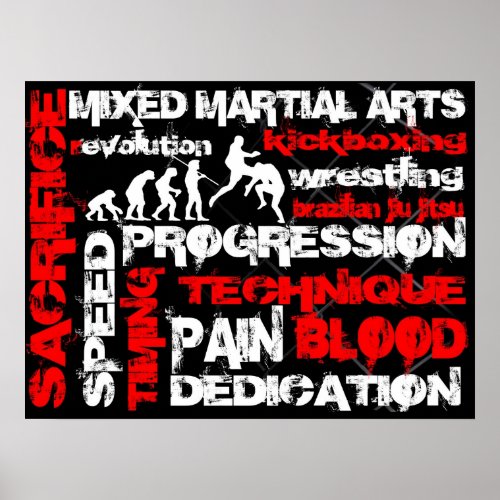 Mixed Martial Arts _ Elements of Revolution Poster