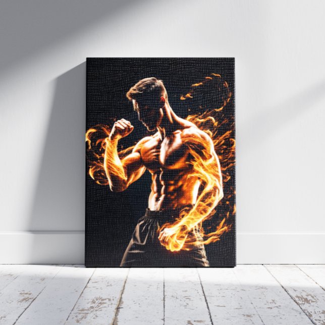 Mixed Martial Arts Fighter Canvas Print (Creator Uploaded)