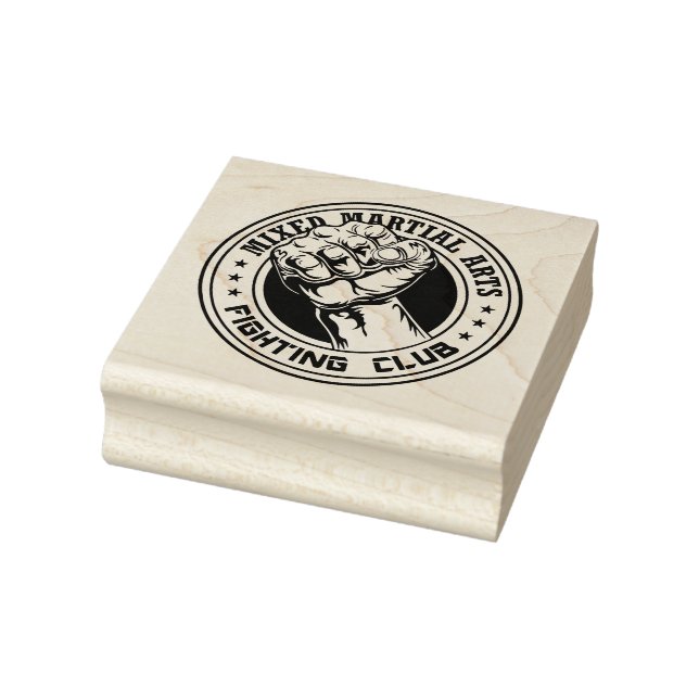 Mixed Martial Arts Fighting Club Rubber Stamp (Stamp)