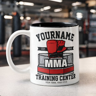 Mixed Martial Arts MMA Fight Training - Custom Two-Tone Coffee Mug