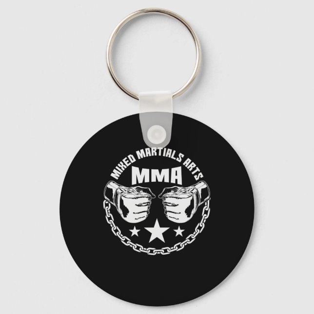 Mixed Martial Arts MMA Keychain (Front)