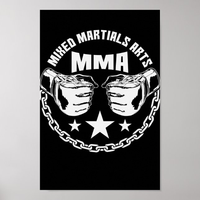 Mixed Martial Arts MMA Poster (Front)