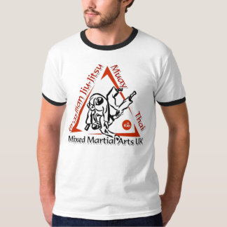 Mixed Martial Arts - Tie Shirt - Black/White