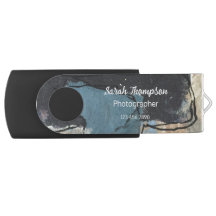 Mixed Media Abstract Gray Grey Blue QR Code