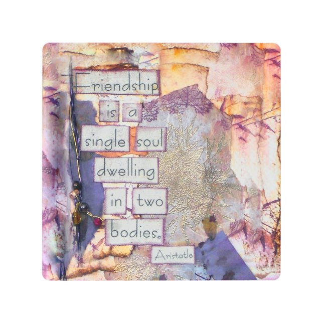 Mixed Media Art Friendship (Front)