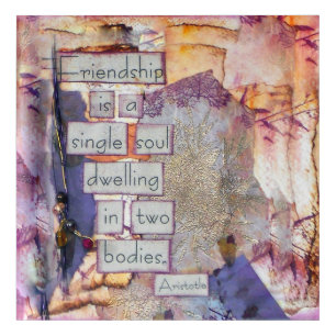 Mixed Media Art   Friendship Is A Single Soul