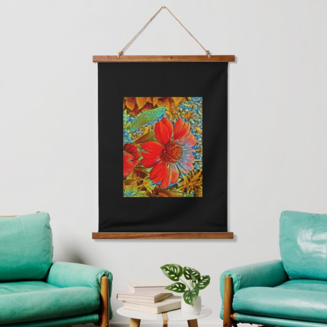 Mixed Media Digital Art Hanging Tapestry (Living Room)