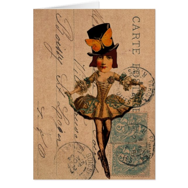 Mixed Media Dollie Cards (Front)