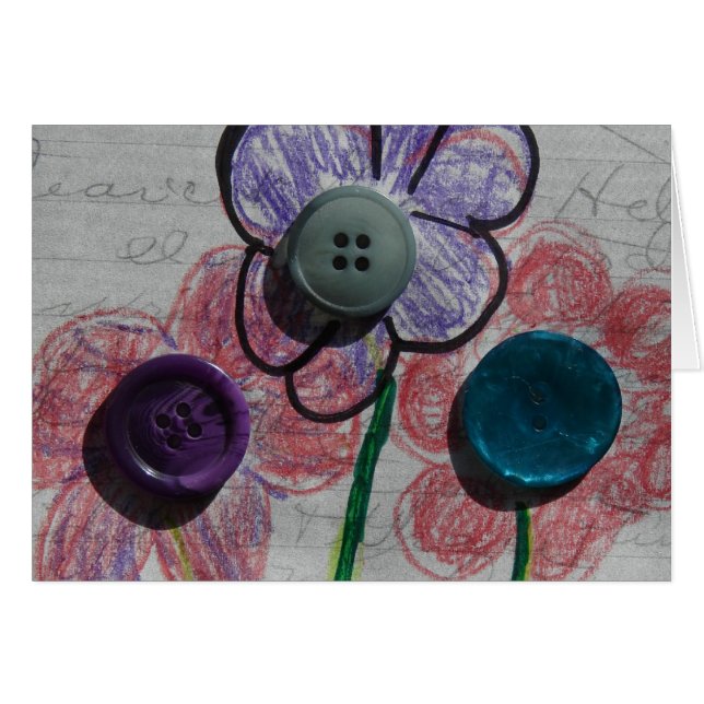 Mixed Media Flowers Cards (Front Horizontal)