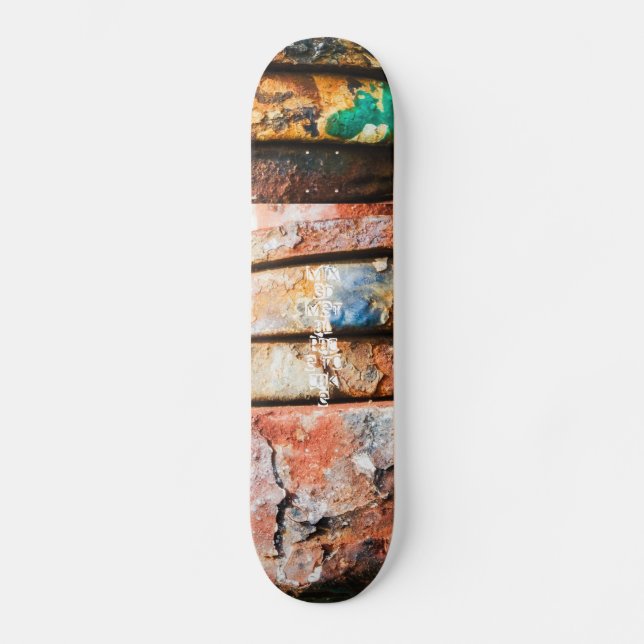 mixed metal race to cake skateboard deck (Front)
