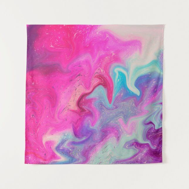 Mixed paint background tapestry (Front)