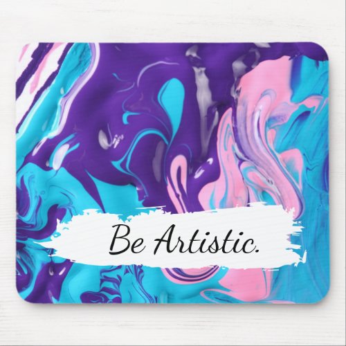 Mixed Paint Mouse Pad