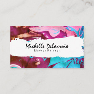 Mixed Paint   Vibrant II Business Card