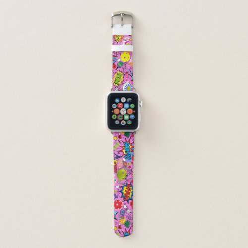  mixed pickleball pink  apple watch band