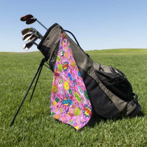  mixed pickleball pink golf towel