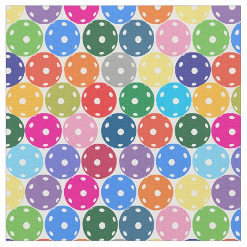 Mixed pickleballs fabric