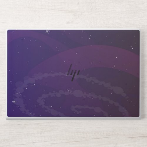 Mixed Purple  HP Laptop Skin