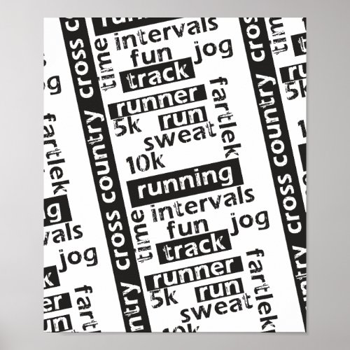 Mixed Run Runner Theme Poster