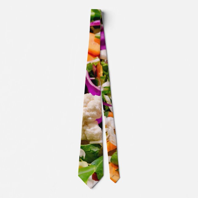 Mixed salad neck tie (Front)