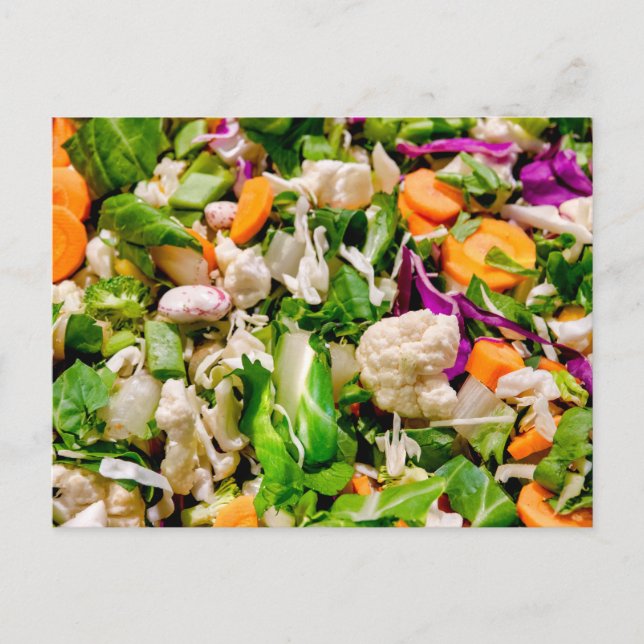Mixed salad postcard (Front)