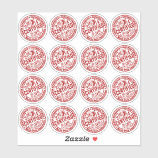 Mixed Sheet - "Certified" Naughty and Nice Sticker