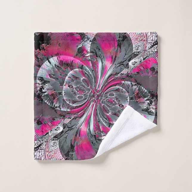 Mixed Signals  Bath Towel Set (Wash Cloth)