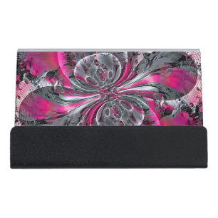 Mixed Signals Desk Business Card Holder