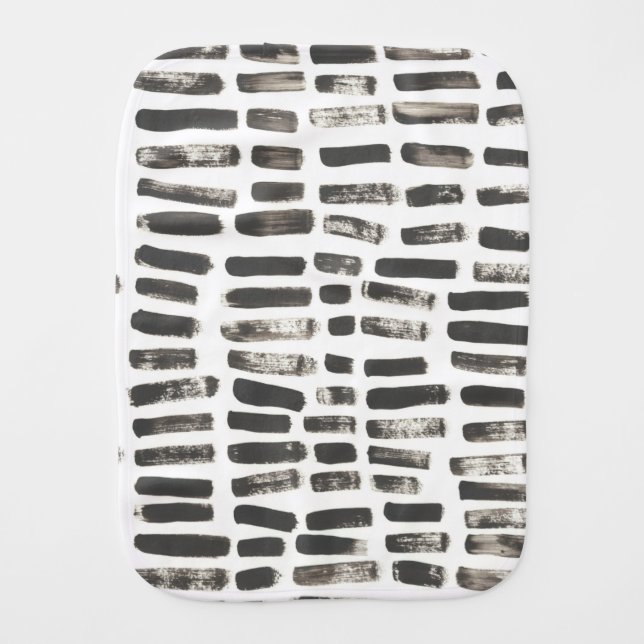 Mixed Signals III Baby Burp Cloth (Front)