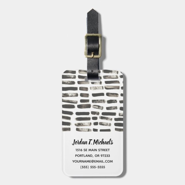 Mixed Signals III Luggage Tag (Front Vertical)