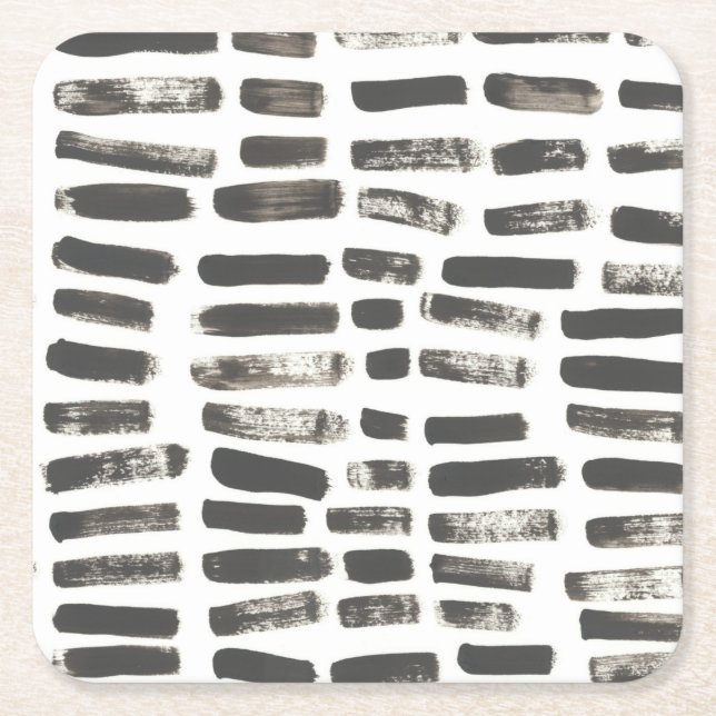 Mixed Signals III Square Paper Coaster (Front)