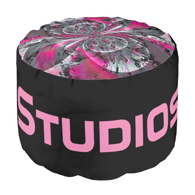 Mixed Signals  Pouf (Angled Front)