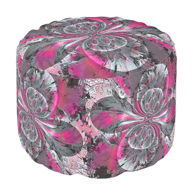Mixed Signals  Pouf (Angled Front)