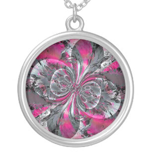 Mixed Signals Silver Plated Necklace