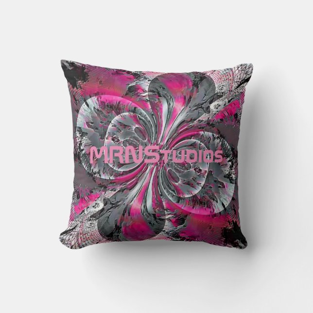 Mixed Signals  Throw Pillow (Front)