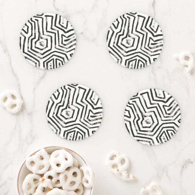 Mixed Signals V Coaster Set (In Situ)