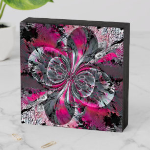 Mixed Signals  Wooden Box Sign