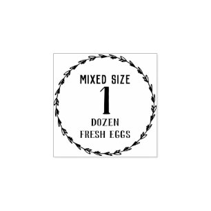 Mixed Size   1 Dozen   Eggs Grade Stamp