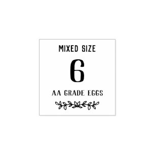Mixed Size Number Of Eggs Eggs Grade Stamp