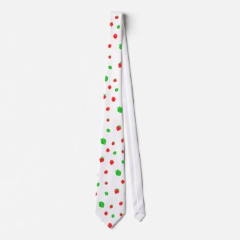 Mixed Strawberry Hearts Neck Tie by freepaganpages at Zazzle