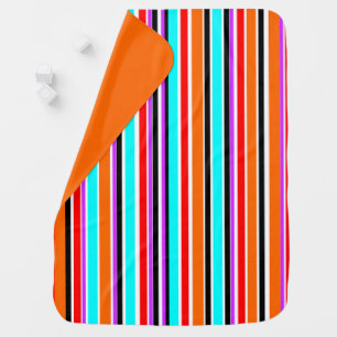 Mixed Stripes Baby Blanket