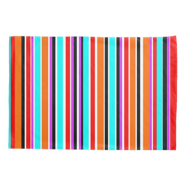 Mixed Stripes Pillow Case (Back)