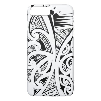Mixed tattoo styles, Maori, Samoan and Polynesian iPhone 8 Plus/7 Plus Case