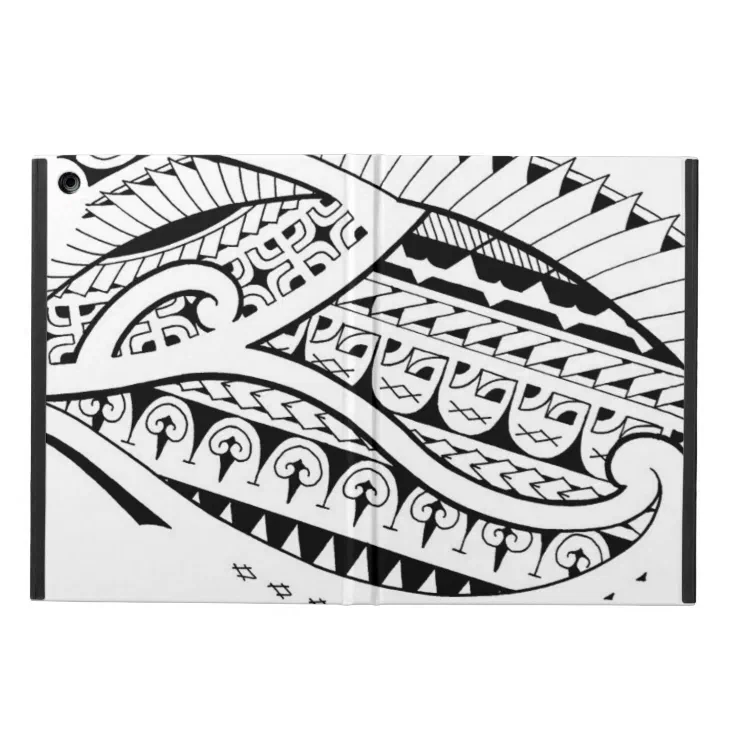 Mixed tribal tattoo design Polynesian and Maori Cover For iPad Air | Zazzle