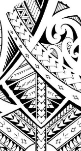 polynesian tribal tattoo designs