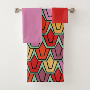 Mixed Tulip Field Bath Towel Set