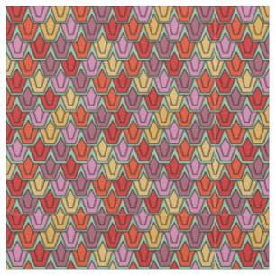 Mixed Tulip Field  Fabric
