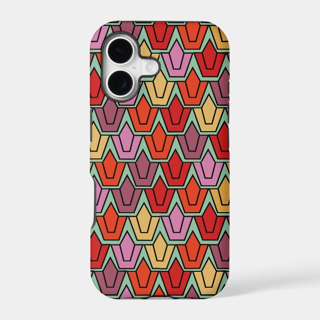 Mixed Tulip Field  Iphone Case (Back)